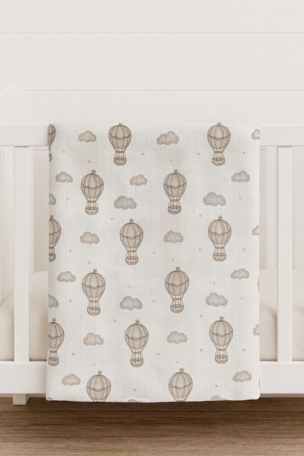 100% Cotton Double Layer and Double-Sided Muslin Baby Blanket & Baby Blanket 80X90