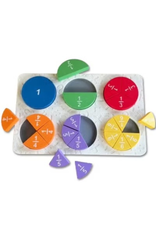 Fraction Learning Puzzle – Fun & Educational Math Toy for Kids