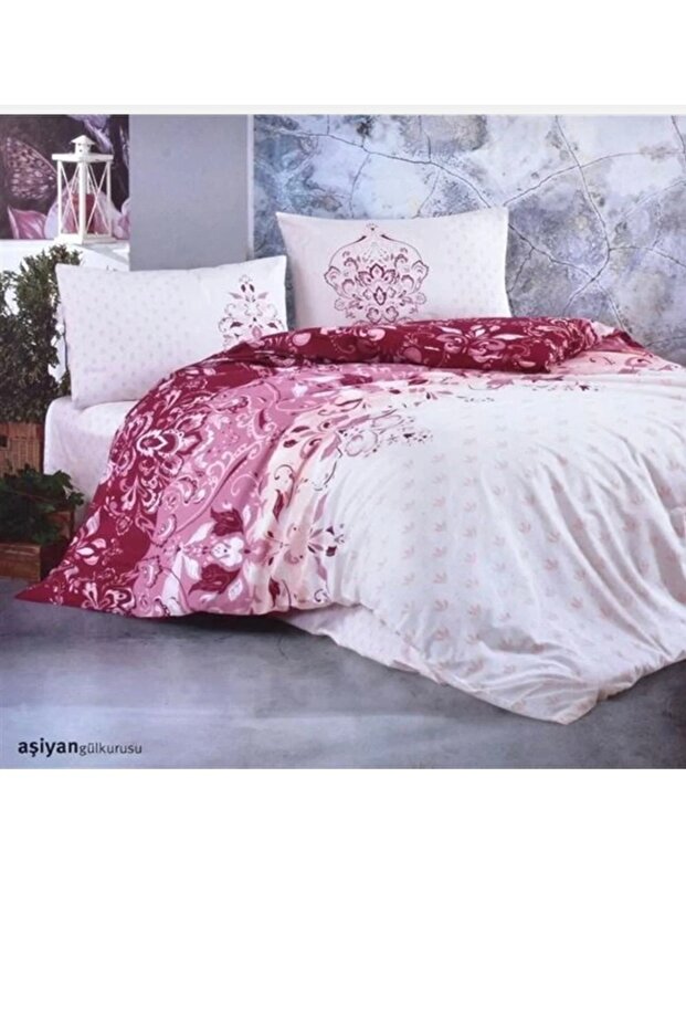 Kristal Ranforce Aşiyan Double Duvet Cover Set