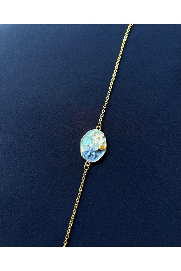 Kelebekli Papatya Bileklik - 2