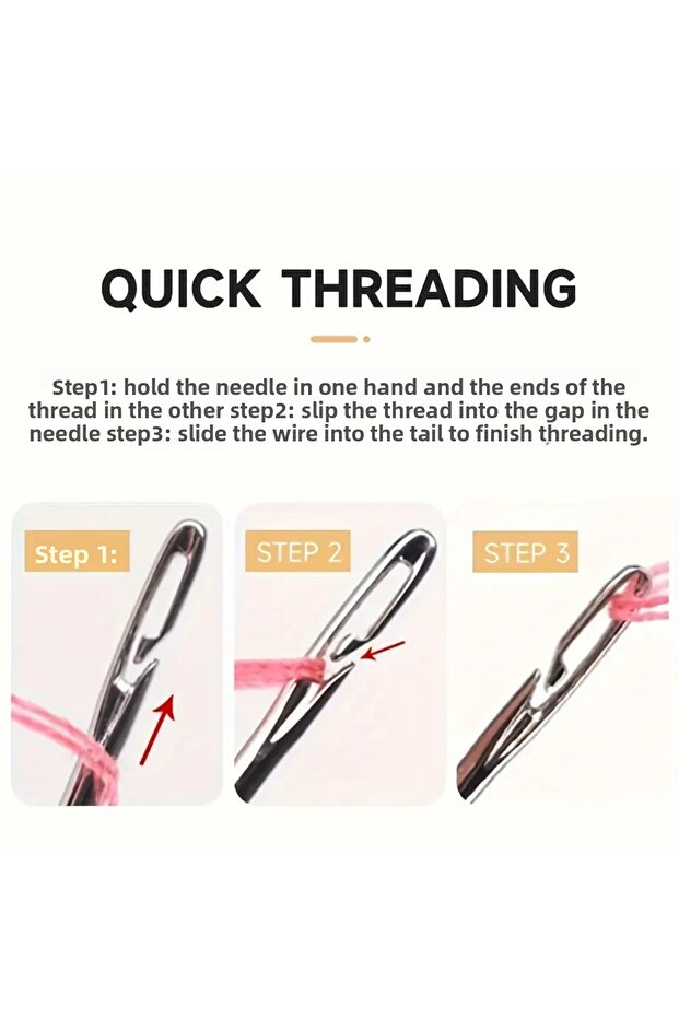 مجموعة إبر سهلة الاستخدام مكونة من 12 قطعة - 4