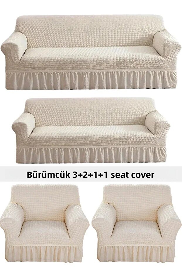 Bürümcük Sofa Cover, Sofa, Sofa Bed Cover, Sofa Cover 3 2 1 1 Set
