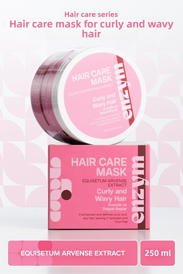 Hair Care Mask for Curly and Wavy Hair 250 ml (Curl Enhancing)