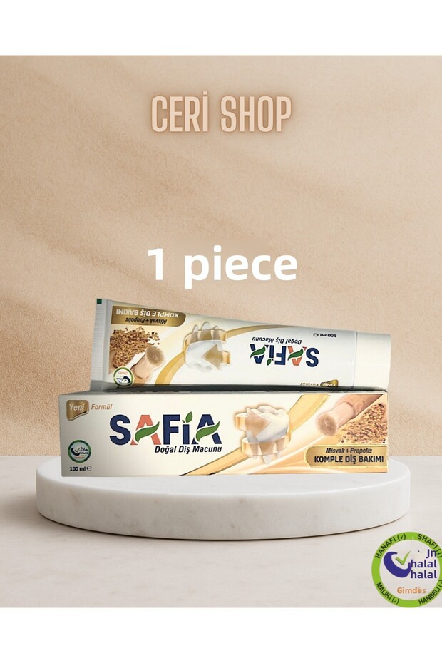 معجون أسنان بالمسواك وخلاصة العكبر 100 مل - 1