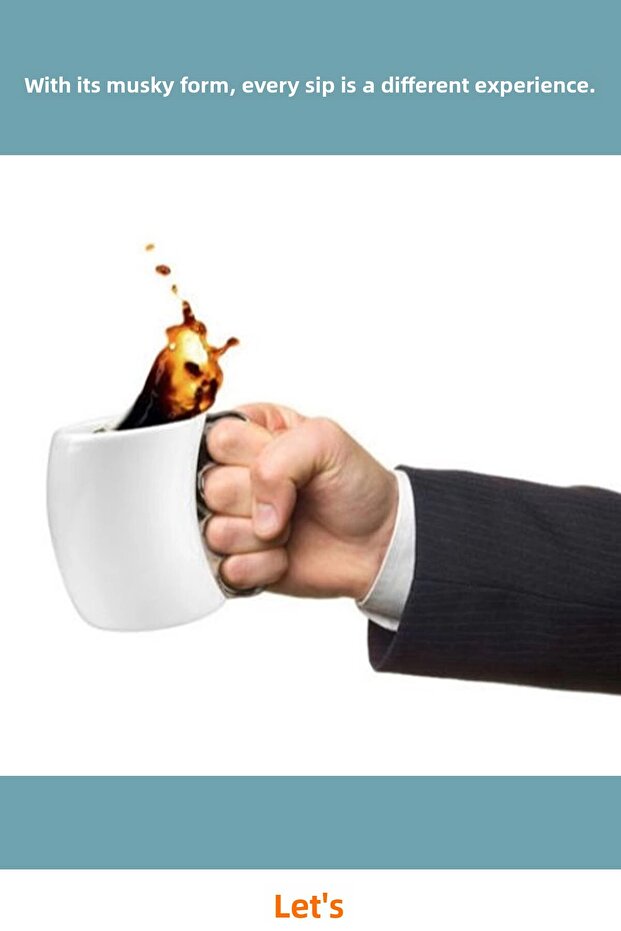 كوب سيراميك بتصميم قبضة اليد - 2