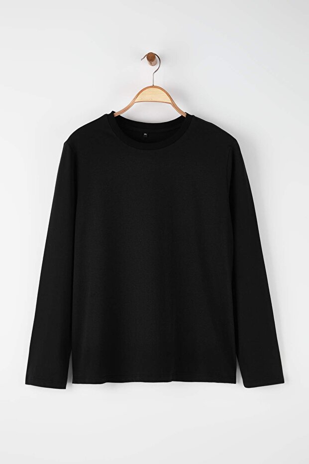 Çok Renkli 3'lü Paket Regular/Normal Kalıp Basic Bisiklet Yaka Örme T-Shirt TBBAW26BF00004 - 16