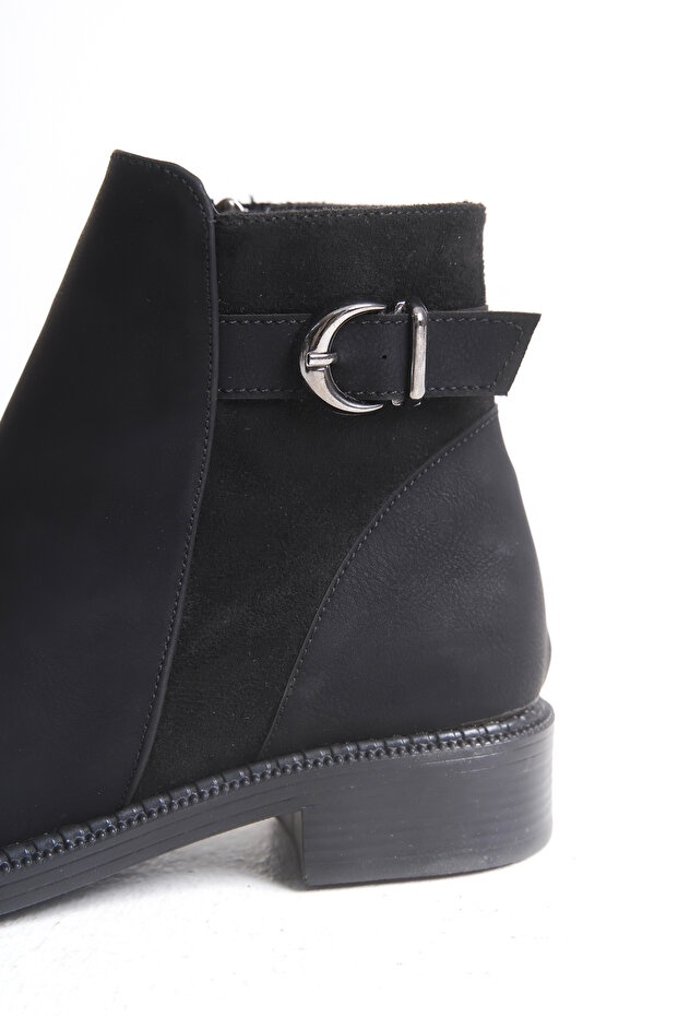 Giselnath Kadın Bot 0012070 Mat Siyah - 2