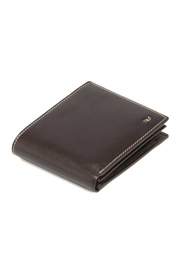 Brown Genuine Leather Men's Wallet - S1Ce00001254-A98