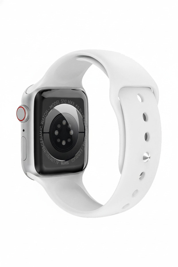 FC Smart S10 Max – Bluetooth Arama, Spor Modları, Alüminyum Kasa Akıllı Saat Gümüş-Beyaz - 4