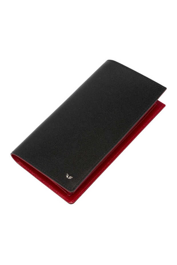 Black Genuine Leather Men's Wallet - S1Ce00001671-V1K