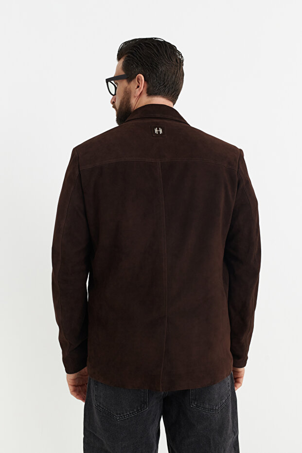 Suet Blazer Ceket - 4