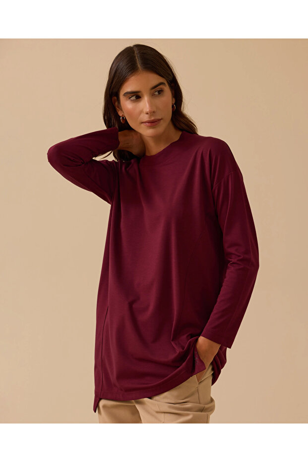 Туніка з круглим вирізом Basic - 2