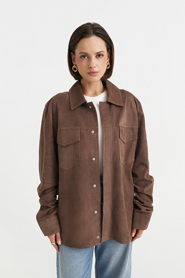 Unisex Gömlek Suet - 2