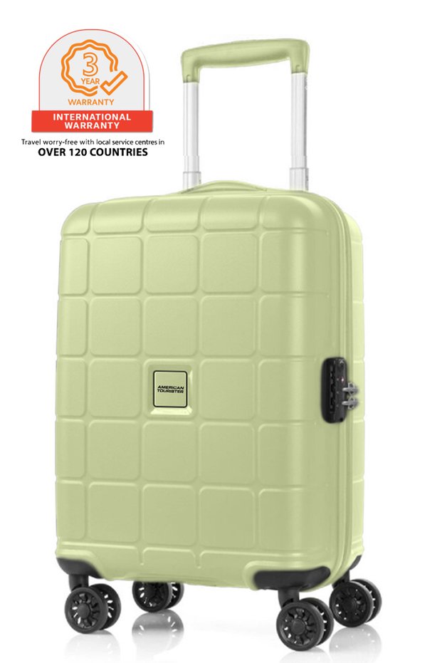 Hundo Suitcase 55 cm or 20 inch Spinner Polypropylene Frozen Matcha TSA Lock