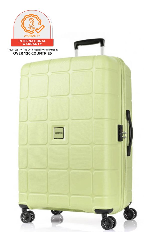 Hundo Suitcase 81 cm or 30 inch Spinner Polypropylene Matcha TSA Lock Expandable