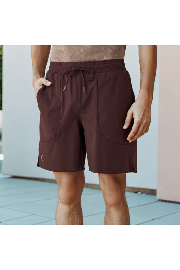 شورت بقصّة عادية مع رباط إغلاق - 1