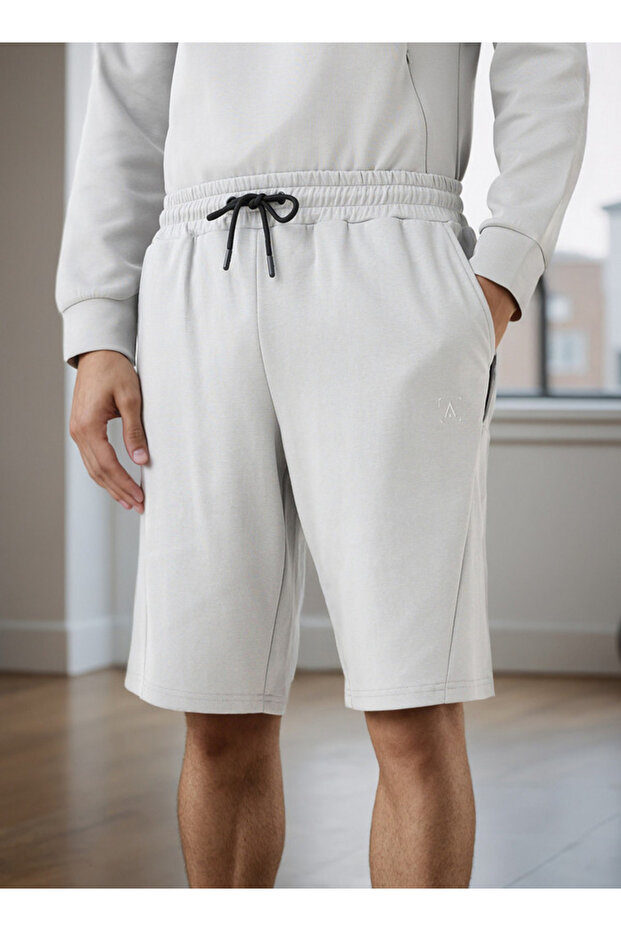 Panelled Performance Shorts with Pockets - 1