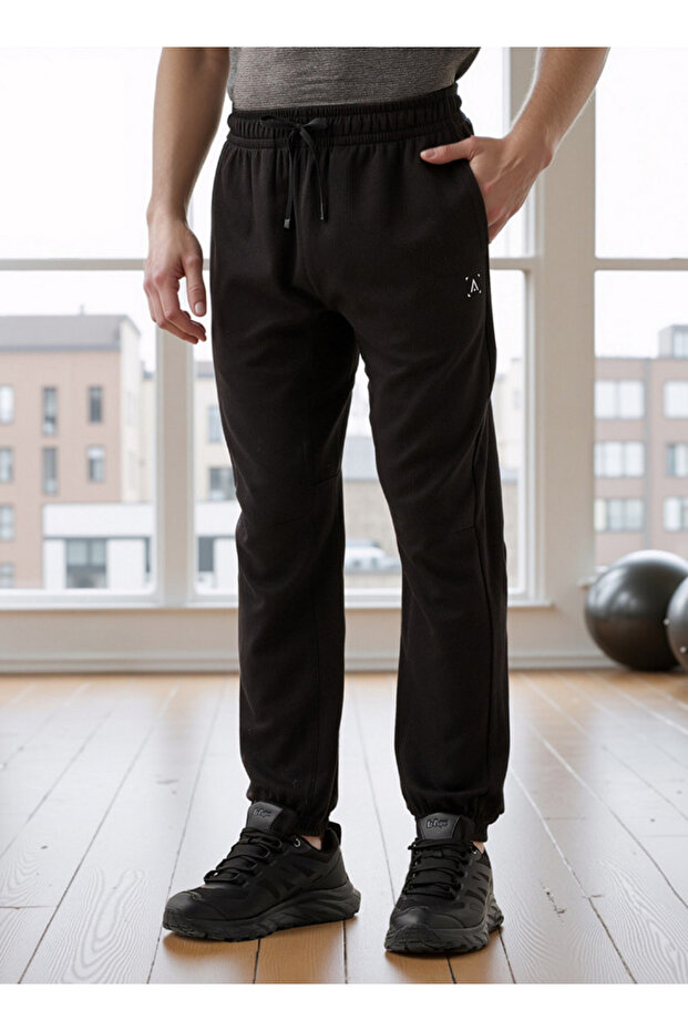 بنطال رياضي بقصّة عادية مع رباط إغلاق - 1