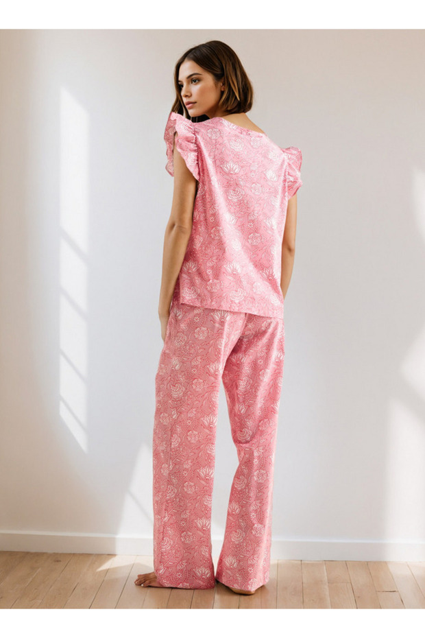 طقم بيجامة مطبوع - 3