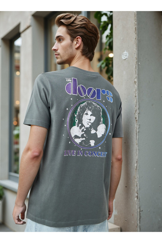 تي شيرت مطبوع عليه The Doors