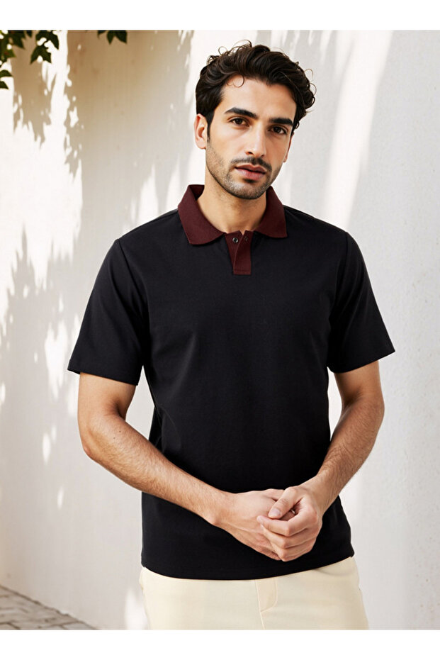 Iconic Regular Fit Polo T-shirt - 1
