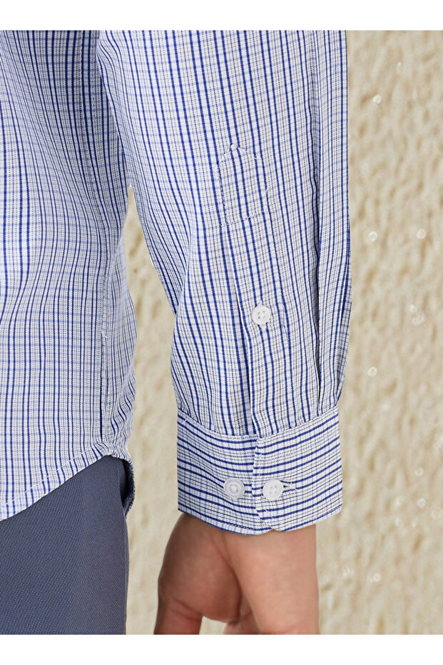 Solid Checked Shirts - 4