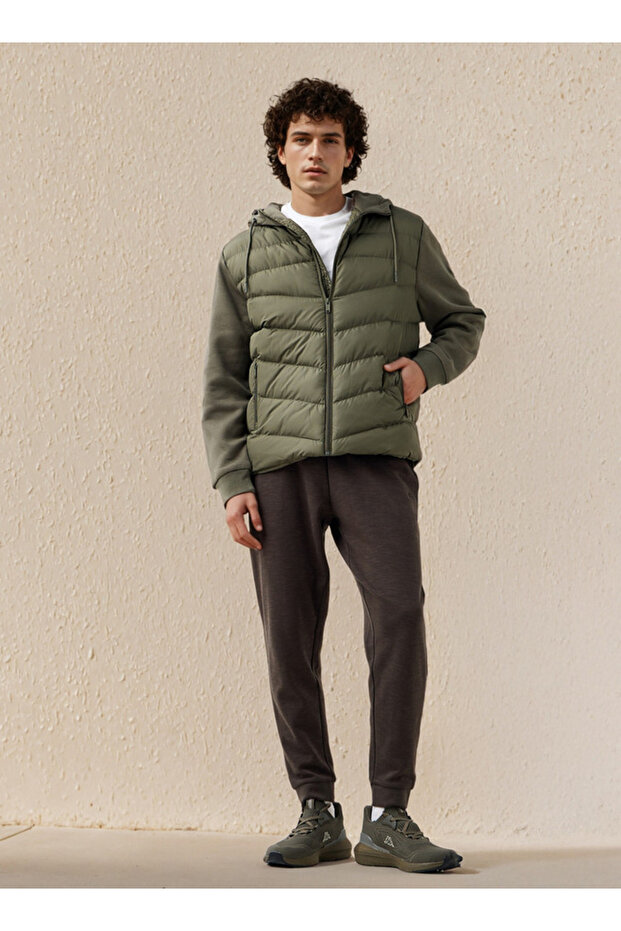 جاكيت رجالي عادي بغطاء رأس - 2