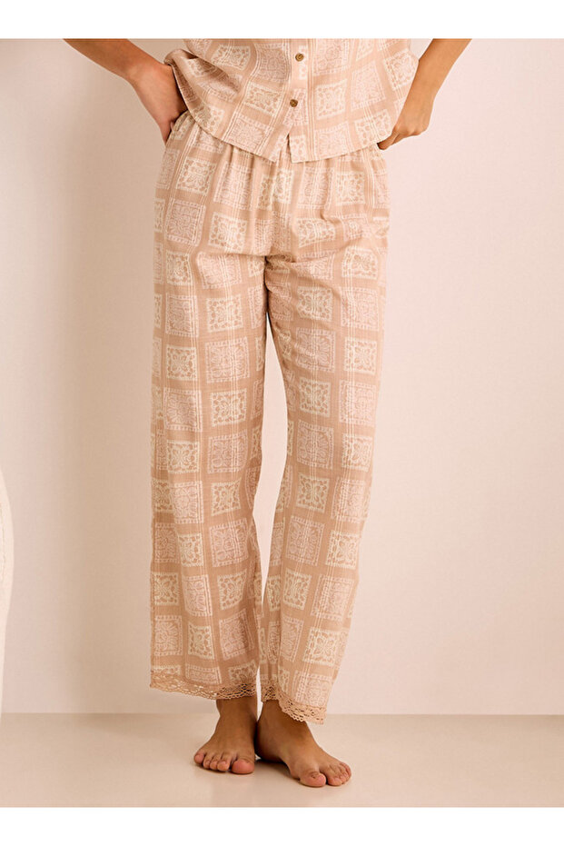 طقم بيجامة مطبوع - 4