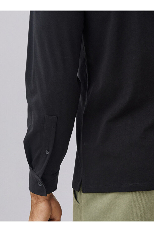 قميص بقصة عادية - 4