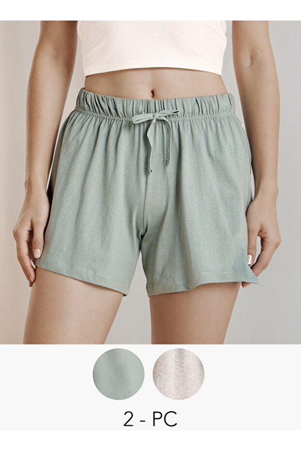 عبوة من 2 شورت قصير - 1