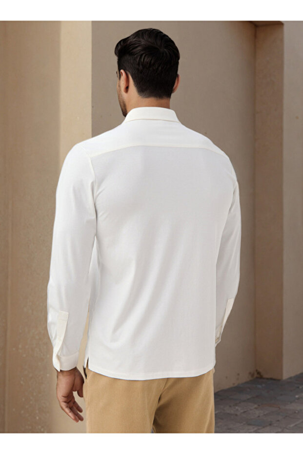 قميص بقصة عادية - 3