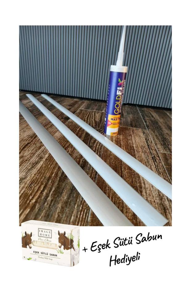 3 Adet Kapı Eşik Çıtası-kendinden Yapışkanlı 1 Adet Mastik - 1