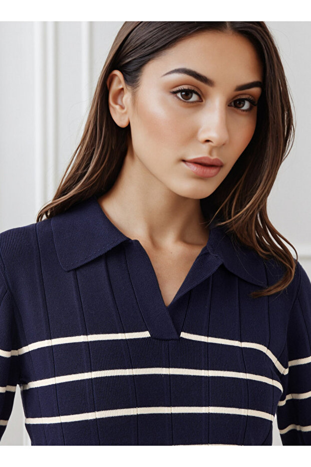 سترة بولو مخططة - 4