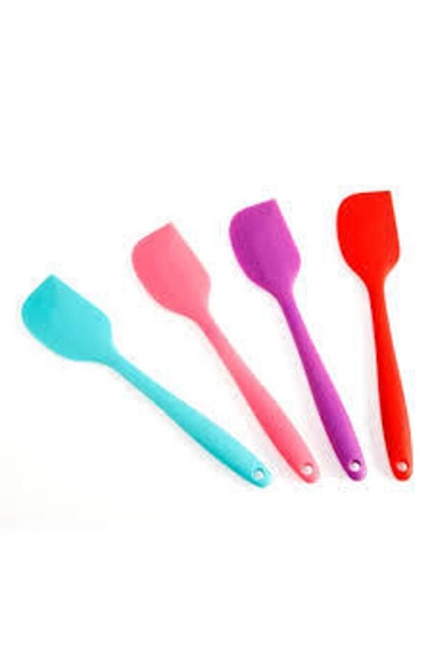 Komple Silikon Yassı Spatula Asorti - 2