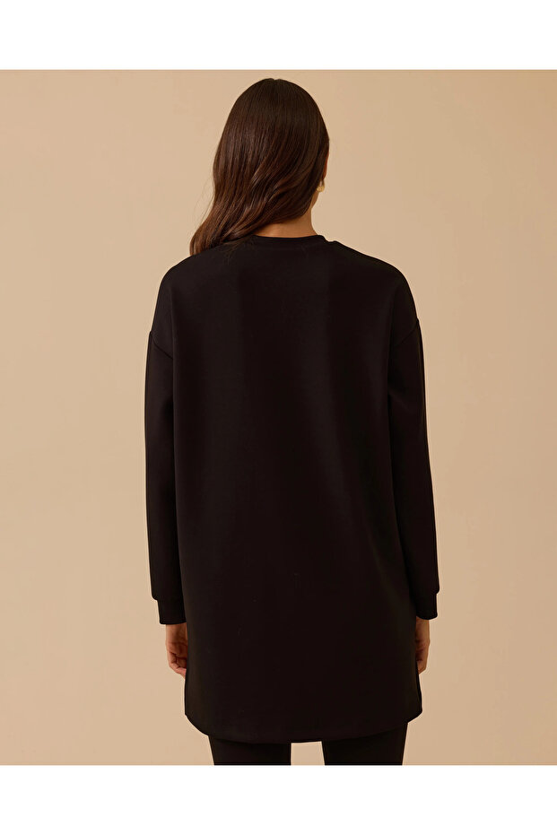 Çiçek Baskılı Sweatshirt - 4