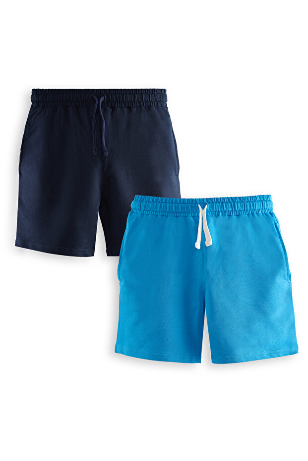 Erkek Çocuk Basic 2'li Paket Şort - 3