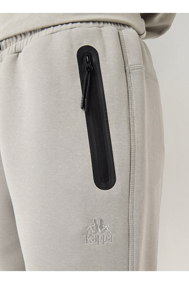 Track Pants with Drawstring Closure and Zip Pockets - 4