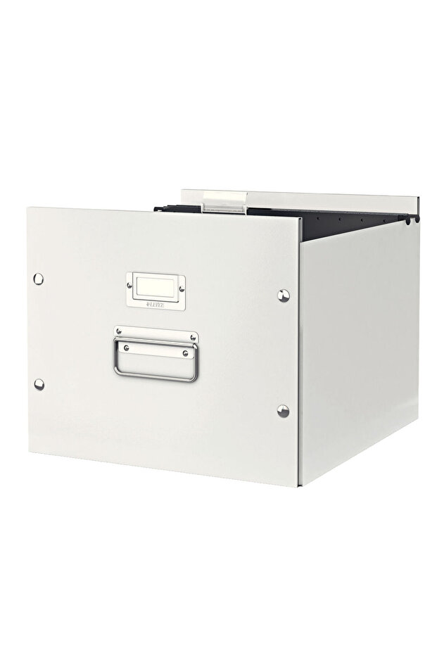 Storage box with lid laminated cardboard with white lid WOW Click&Store - 2