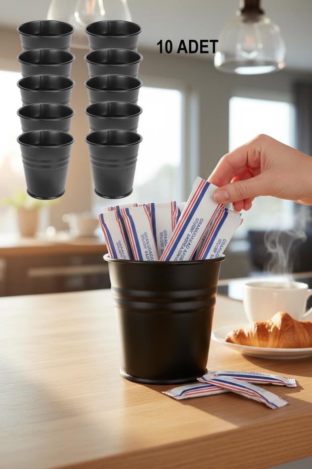 METAL MİNİ KOVA 10 LU - 1