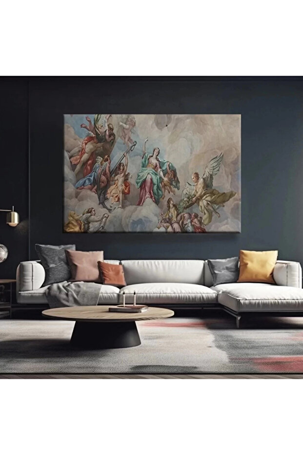 Mitolojik Çatışma Kanvas Tablo - 5