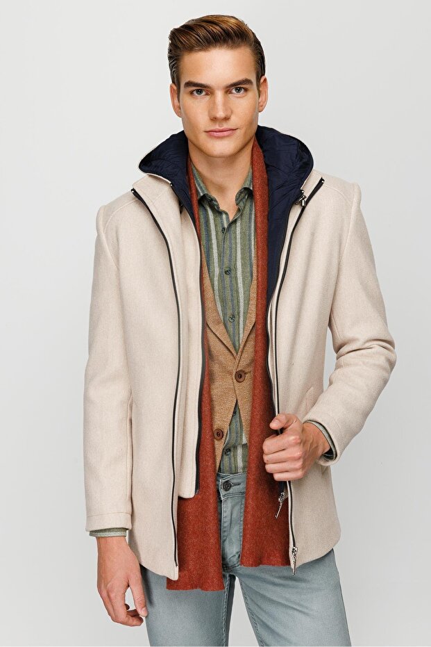 Erkek Bej Kaban - 5