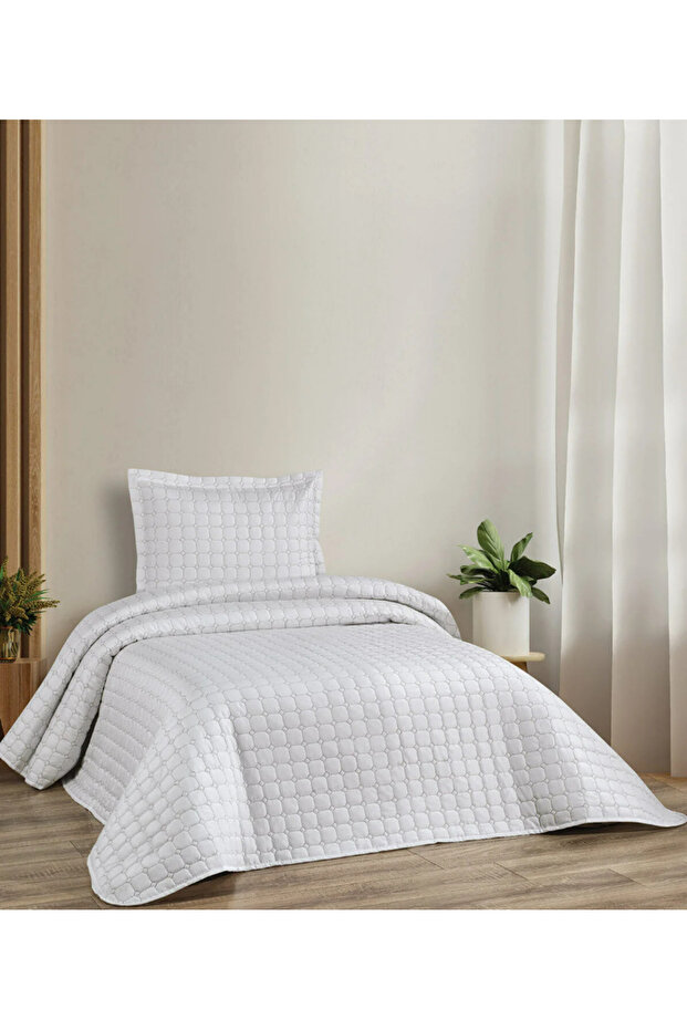 طقم مفرش سرير مفرد مكون من قطعتين من Bahar - 3