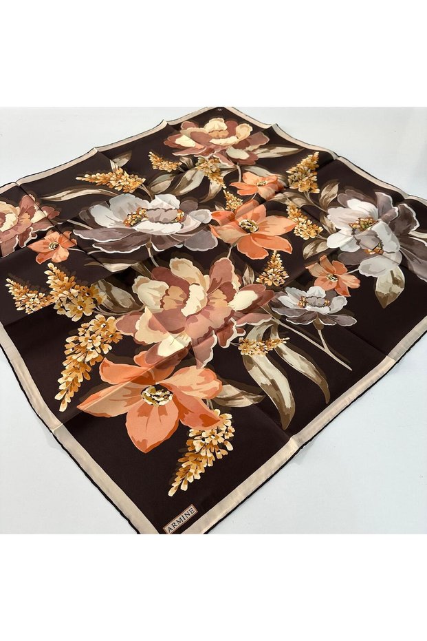 2026 Autumn-Winter Season Pure Sura Silk Scarf Pku9414