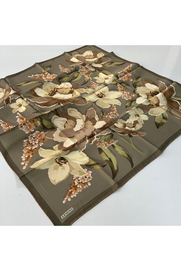 2026 Autumn-Winter Season Pure Sura Silk Scarf Pku9414