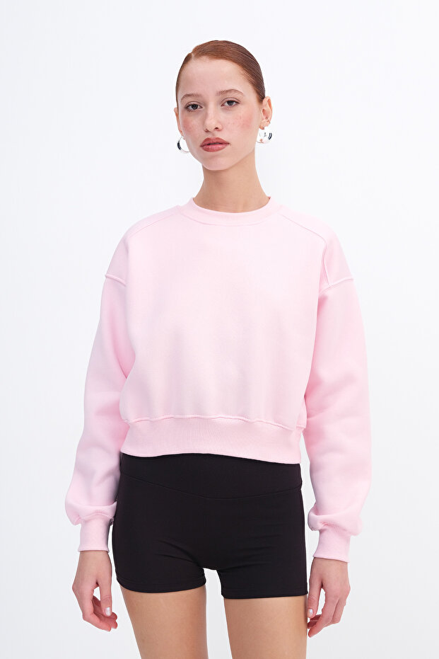 Şardonlu Basic Sweatshirt S3812-İ13 - 2