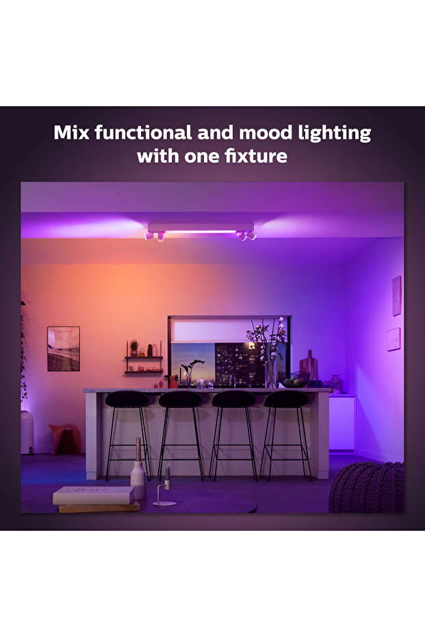 Hue Centris 4'lü Akıllı Led Spot Lamba 4x4.2w (BEYAZ) V2 - 6