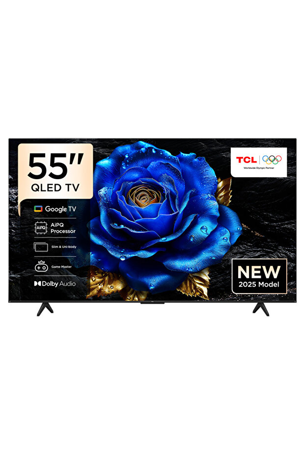 TCL 55T6C 55" 139 Ekran Uydu Alıcılı 4K Ultra HD Smart QLED Google TV