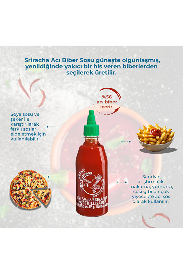 Sriracha Acı Biber Sosu 475 Gr - 5