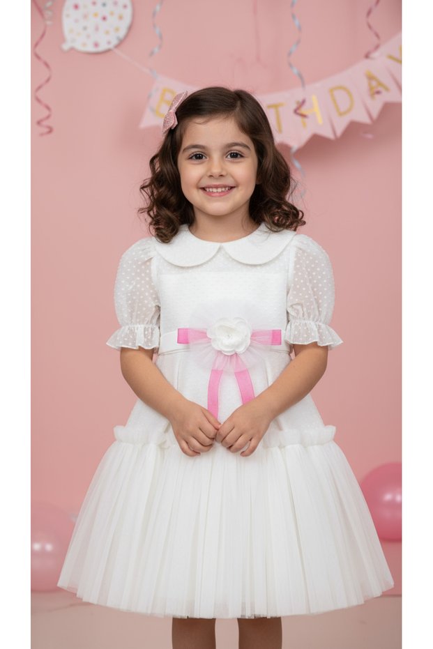 Baby Girl/Child Princess White Fluffy Tutu Dress