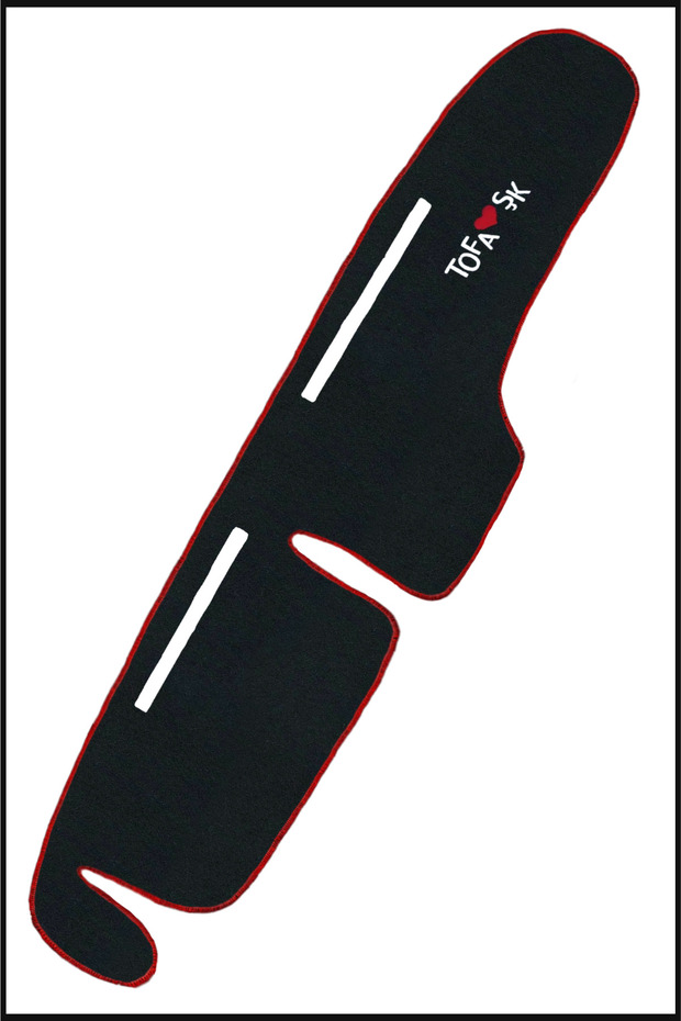 Tofaş Şahin Doğan Kartal Compatible Low (Low-Rise) Torpedo Front Chest Protection Carpet – Embroidered Stylish Design